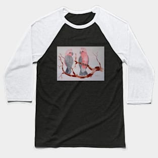 Australian Galahs - painting Baseball T-Shirt